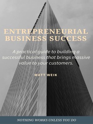 cover image of Entrepreneurial Business Success